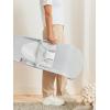 image:imageBabyBjrn Bouncer Balance Soft BeigeGray WovenJersey  2in1 Adjustable Baby Bouncer Seat and Toddler Chair Newborn to Toddler 829 lbs 4 Positions Lightweight amp PortableSilverWhite
