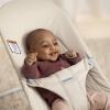 image:imageBabyBjrn Bouncer Balance Soft BeigeGray WovenJersey  2in1 Adjustable Baby Bouncer Seat and Toddler Chair Newborn to Toddler 829 lbs 4 Positions Lightweight amp PortableLight Beige
