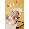 image:imageBabyBjrn Bouncer Balance Soft BeigeGray WovenJersey  2in1 Adjustable Baby Bouncer Seat and Toddler Chair Newborn to Toddler 829 lbs 4 Positions Lightweight amp PortableLight PinkGray
