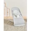 image:imageBabyBjrn Bouncer Balance Soft BeigeGray WovenJersey  2in1 Adjustable Baby Bouncer Seat and Toddler Chair Newborn to Toddler 829 lbs 4 Positions Lightweight amp PortableSilverWhite
