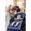 image:imageBABYBJORN Fabric Seat for Bouncer Bliss 3D Jersey Charcoal GreyMidnight Blue