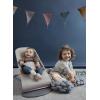 image:imageBABYBJORN Fabric Seat for Bouncer Bliss 3D Jersey Charcoal GreySand Gray