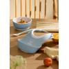 image:imageBabyBjrn Baby Feeding Set 3 pcs Powder Green  Includes Baby Plate Baby Fork Baby Spoon and Baby Cup  Dishwasher Safe  Toddler Feeding Set for selfFeeding or Babyled weaningPowder Blue