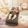 image:imageBabyBjrn Bouncer Bliss Anthracite Mesh  2in1 Adjustable Baby Bouncer Seat and Toddler Chair Newborn to Toddler 829 lbs 4 positions Lightweight amp PortableDark Green