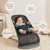 image:imageBabyBjrn Bouncer Bliss Anthracite Mesh  2in1 Adjustable Baby Bouncer Seat and Toddler Chair Newborn to Toddler 829 lbs 4 positions Lightweight amp PortableAnthracite