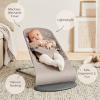 image:imageBabyBjrn Bouncer Bliss Anthracite Mesh  2in1 Adjustable Baby Bouncer Seat and Toddler Chair Newborn to Toddler 829 lbs 4 positions Lightweight amp PortableSand Gray
