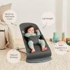 image:imageBabyBjrn Bouncer Bliss Anthracite Mesh  2in1 Adjustable Baby Bouncer Seat and Toddler Chair Newborn to Toddler 829 lbs 4 positions Lightweight amp PortableAnthracite