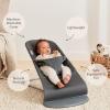 image:imageBabyBjrn Bouncer Bliss Anthracite Mesh  2in1 Adjustable Baby Bouncer Seat and Toddler Chair Newborn to Toddler 829 lbs 4 positions Lightweight amp PortableAnthracite