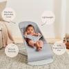 image:imageBabyBjrn Bouncer Bliss Sand Gray Woven Classic Quilt  2in1 Adjustable Baby Bouncer Seat and Toddler Chair Newborn to Toddler 829 lbs 4 Positions Lightweight amp PortableLight Gray