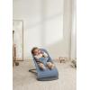 image:imageBabyBjrn Bouncer Bliss Sand Gray Woven Classic Quilt  2in1 Adjustable Baby Bouncer Seat and Toddler Chair Newborn to Toddler 829 lbs 4 Positions Lightweight amp PortableBlue