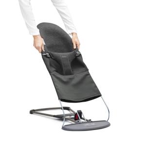 image:imageBABYBJORN Fabric Seat for Bouncer Bliss 3D Jersey Charcoal GreyCharcoal Gray