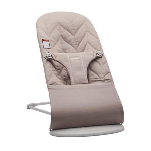 image:imageBabyBjrn Bouncer Bliss Sand Gray Woven Classic Quilt  2in1 Adjustable Baby Bouncer Seat and Toddler Chair Newborn to Toddler 829 lbs 4 Positions Lightweight amp PortableSand Gray