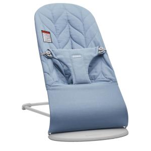 image:imageBabyBjrn Bouncer Bliss Sand Gray Woven Classic Quilt  2in1 Adjustable Baby Bouncer Seat and Toddler Chair Newborn to Toddler 829 lbs 4 Positions Lightweight amp PortableBlue