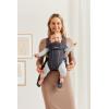 image:imageBabyBjrn Baby Carrier Mini Black Woven  Newborn Carrier 725 lbs Ergonomic EasytoUseAnthracite
