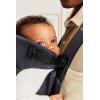image:imageBabyBjrn Baby Carrier Mini Black Woven  Newborn Carrier 725 lbs Ergonomic EasytoUseAnthracite