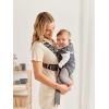 image:imageBabyBjrn Baby Carrier Mini Black Woven  Newborn Carrier 725 lbs Ergonomic EasytoUseAnthraciteLandscape print