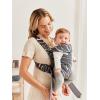 image:imageBabyBjrn Baby Carrier Mini Black Woven  Newborn Carrier 725 lbs Ergonomic EasytoUseAnthraciteLandscape print