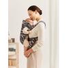 image:imageBabyBjrn Baby Carrier Mini Black Woven  Newborn Carrier 725 lbs Ergonomic EasytoUseAnthraciteLandscape print