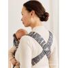 image:imageBabyBjrn Baby Carrier Mini Black Woven  Newborn Carrier 725 lbs Ergonomic EasytoUseAnthraciteLandscape print