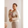 image:imageBabyBjrn Baby Carrier Mini Black Woven  Newborn Carrier 725 lbs Ergonomic EasytoUseBeige