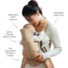 image:imageBabyBjrn Baby Carrier Mini Black Woven  Newborn Carrier 725 lbs Ergonomic EasytoUseBeige