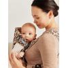 image:imageBabyBjrn Baby Carrier Mini Black Woven  Newborn Carrier 725 lbs Ergonomic EasytoUseBeigeLeopard