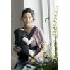 image:imageBabyBjrn Baby Carrier Mini Black Woven  Newborn Carrier 725 lbs Ergonomic EasytoUseBlack