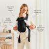 image:imageBabyBjrn Baby Carrier Mini Black Woven  Newborn Carrier 725 lbs Ergonomic EasytoUseBlack
