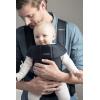 image:imageBabyBjrn Baby Carrier Mini Black Woven  Newborn Carrier 725 lbs Ergonomic EasytoUseBlack