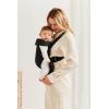 image:imageBabyBjrn Baby Carrier Mini Black Woven  Newborn Carrier 725 lbs Ergonomic EasytoUseBlack