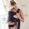 image:imageBabyBjrn Baby Carrier Mini Black Woven  Newborn Carrier 725 lbs Ergonomic EasytoUseBlack