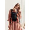 image:imageBabyBjrn Baby Carrier Mini Black Woven  Newborn Carrier 725 lbs Ergonomic EasytoUseBlack