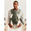 image:imageBabyBjrn Baby Carrier Mini Black Woven  Newborn Carrier 725 lbs Ergonomic EasytoUseDark Green