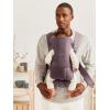image:imageBabyBjrn Baby Carrier Mini Black Woven  Newborn Carrier 725 lbs Ergonomic EasytoUseDark Purple