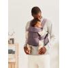 image:imageBabyBjrn Baby Carrier Mini Black Woven  Newborn Carrier 725 lbs Ergonomic EasytoUseDark Purple