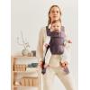 image:imageBabyBjrn Baby Carrier Mini Black Woven  Newborn Carrier 725 lbs Ergonomic EasytoUseDark Purple