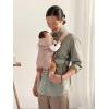 image:imageBabyBjrn Baby Carrier Mini Black Woven  Newborn Carrier 725 lbs Ergonomic EasytoUseDusty Pink