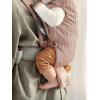 image:imageBabyBjrn Baby Carrier Mini Black Woven  Newborn Carrier 725 lbs Ergonomic EasytoUseDusty Pink