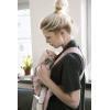 image:imageBabyBjrn Baby Carrier Mini Black Woven  Newborn Carrier 725 lbs Ergonomic EasytoUseDusty Pink