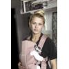 image:imageBabyBjrn Baby Carrier Mini Black Woven  Newborn Carrier 725 lbs Ergonomic EasytoUseDusty Pink