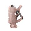image:imageBabyBjrn Baby Carrier Mini Black Woven  Newborn Carrier 725 lbs Ergonomic EasytoUseDusty Pink