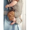 image:imageBabyBjrn Baby Carrier Mini Black Woven  Newborn Carrier 725 lbs Ergonomic EasytoUseGray beige