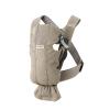 image:imageBabyBjrn Baby Carrier Mini Black Woven  Newborn Carrier 725 lbs Ergonomic EasytoUseGray beige