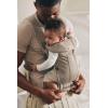 image:imageBabyBjrn Baby Carrier Mini Black Woven  Newborn Carrier 725 lbs Ergonomic EasytoUseGray beige