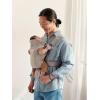 image:imageBabyBjrn Baby Carrier Mini Black Woven  Newborn Carrier 725 lbs Ergonomic EasytoUseGray beige