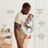 image:imageBabyBjrn Baby Carrier Mini Black Woven  Newborn Carrier 725 lbs Ergonomic EasytoUseLight gray