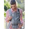image:imageBabyBjrn Baby Carrier Mini Black Woven  Newborn Carrier 725 lbs Ergonomic EasytoUseLight gray