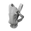 image:imageBabyBjrn Baby Carrier Mini Black Woven  Newborn Carrier 725 lbs Ergonomic EasytoUseLight gray