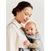 image:imageBabyBjrn Baby Carrier Mini Black Woven  Newborn Carrier 725 lbs Ergonomic EasytoUseLight gray