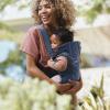 image:imageBabyBjrn Baby Carrier Mini Black Woven  Newborn Carrier 725 lbs Ergonomic EasytoUseNavy blue